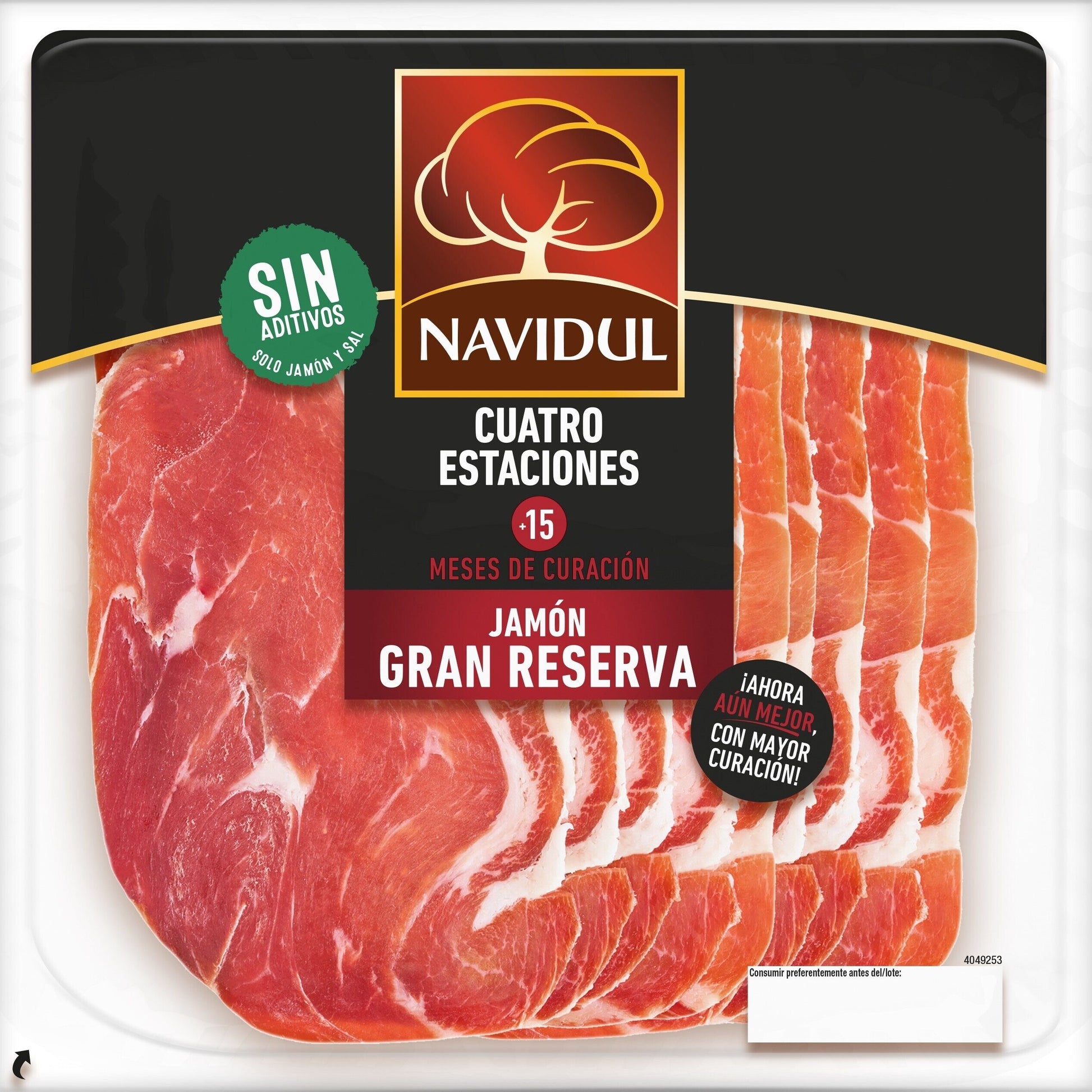 Jamón curado 4estaciones gran reserva Navidul 124g