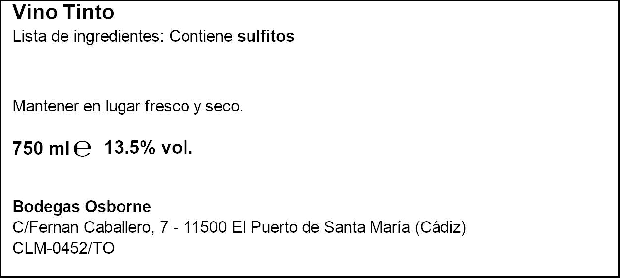 Vino tinto mancha Solaz 750ml