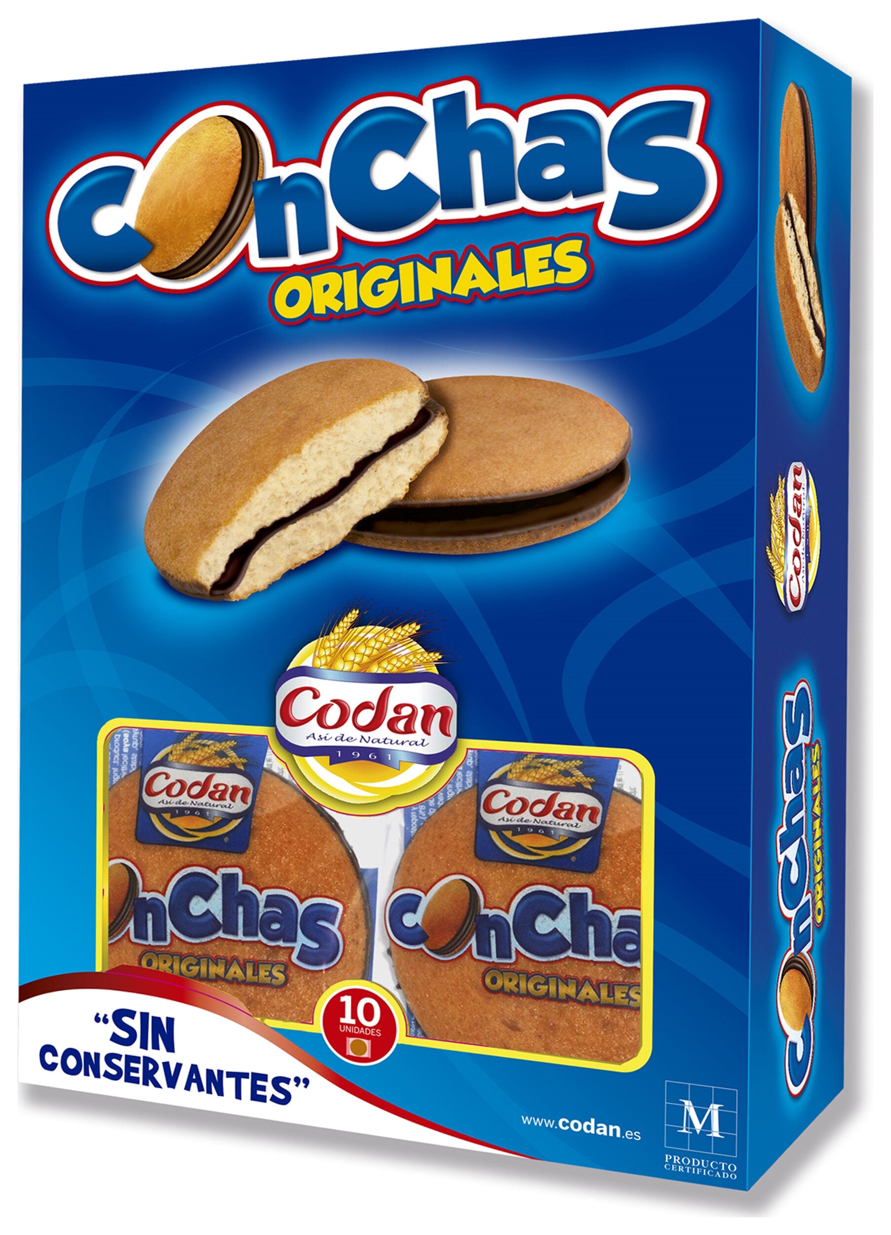 Concha estuche Codan 550g