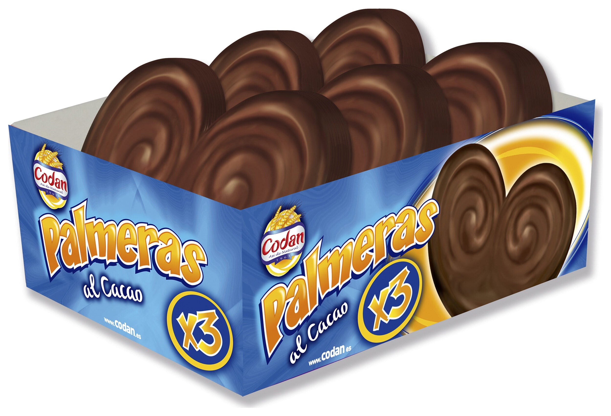 Palmera chocolate Codan p3 165g