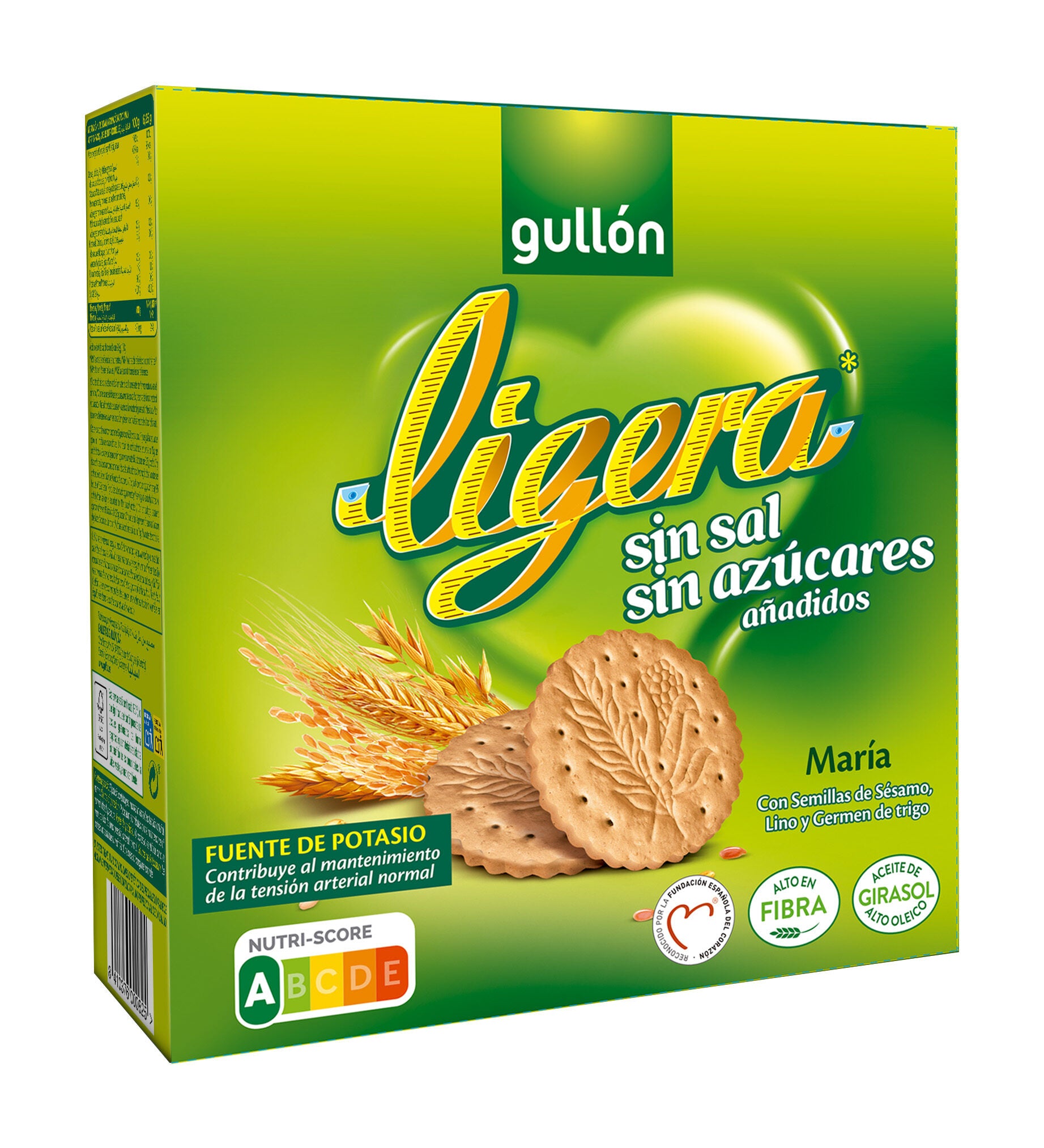 Galleta maría ligera Gullón 600g