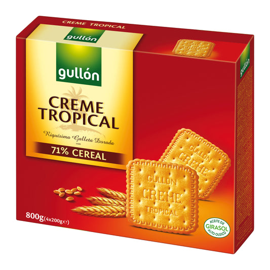 Galleta tostada creme tropical Gullón 800g La Despensa