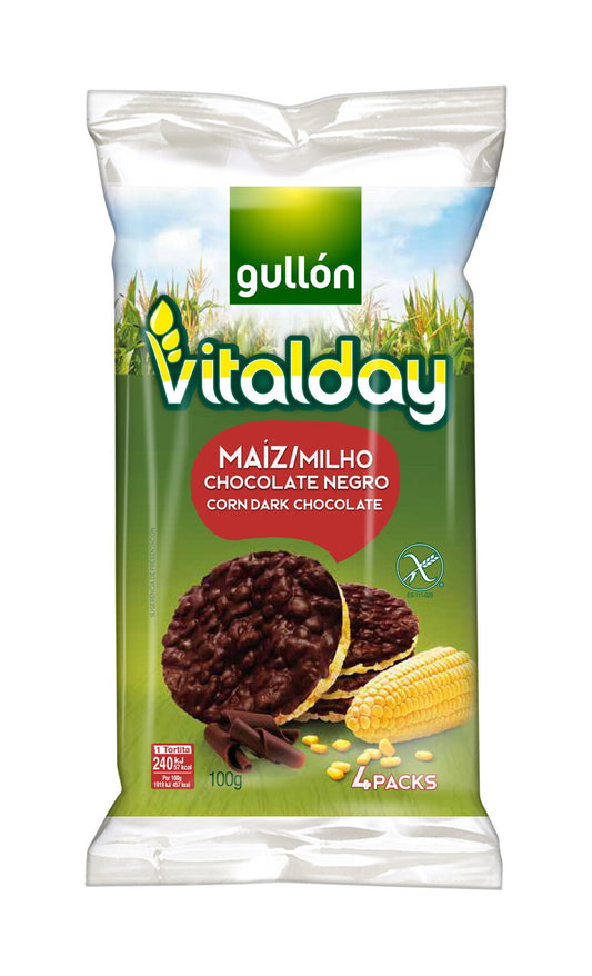 Tortita de maiz choco vitalday Gullón 100g La Despensa
