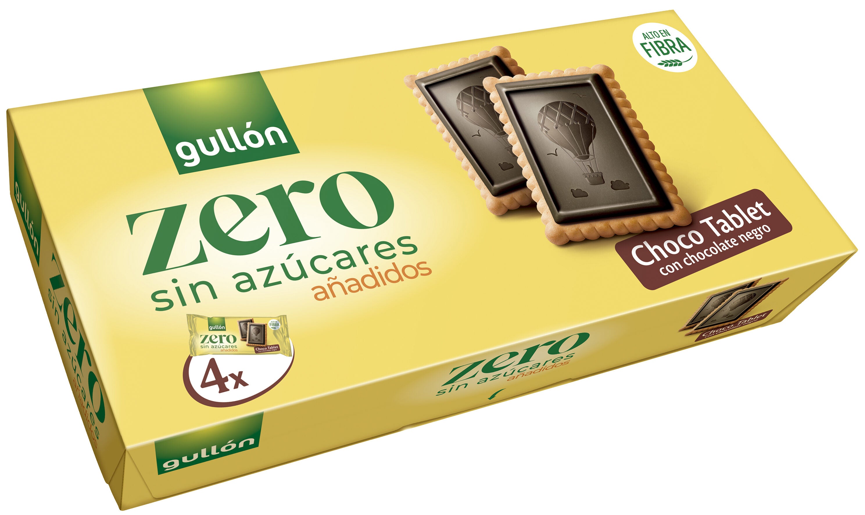 Galleta tableta choco s/az Gullón 150g
