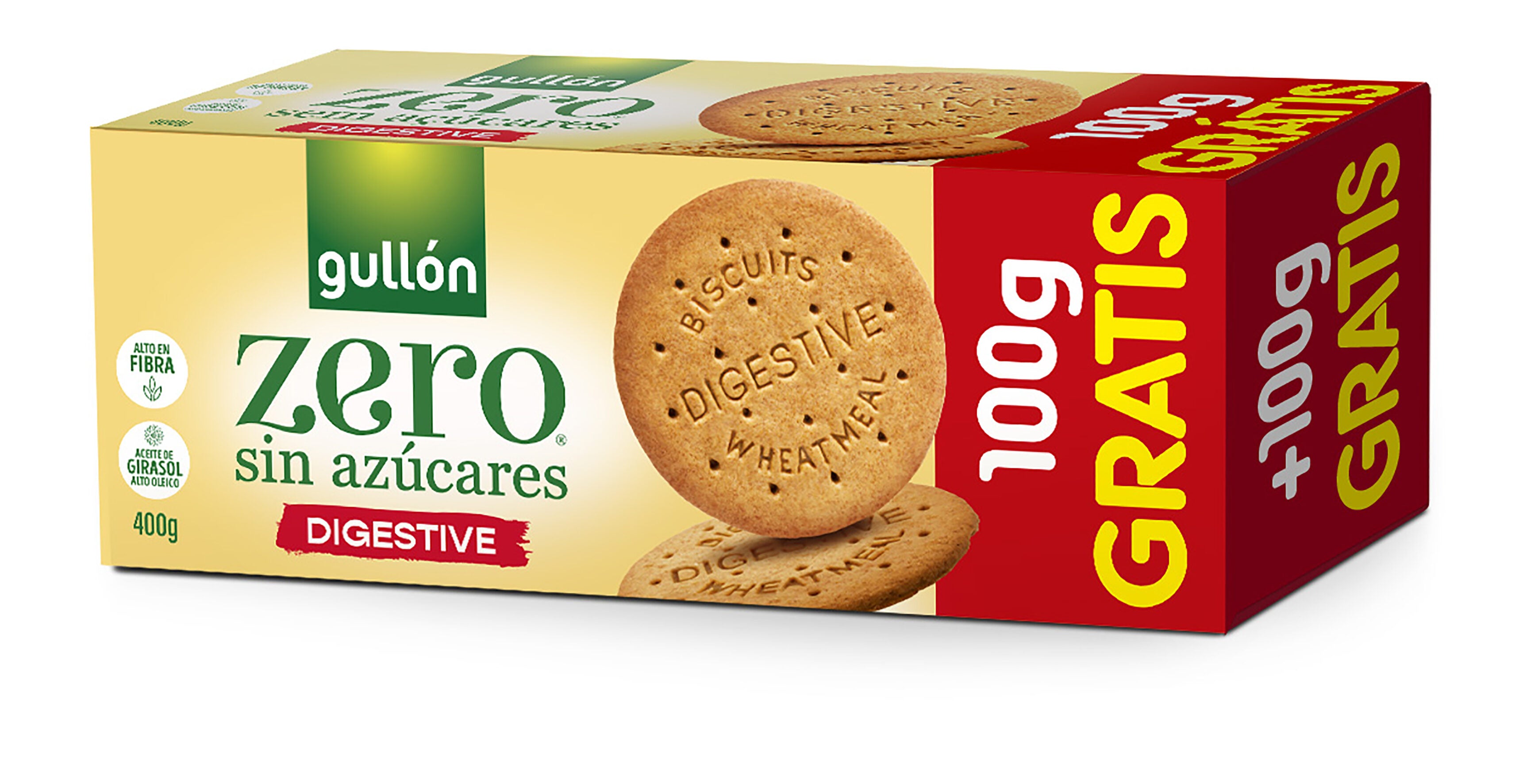 Galleta digestive zero Gullón 400g
