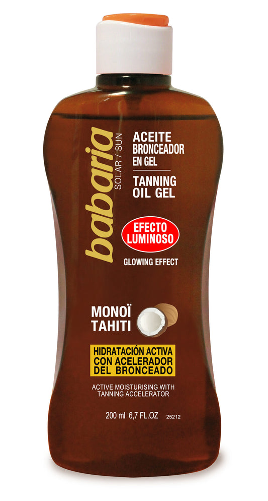 Aceite bronceador solar luminoso Babaria 300ml La Despensa