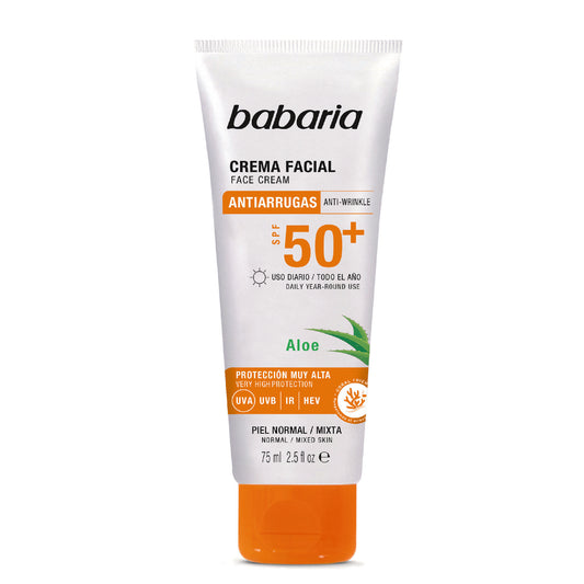 Protector solar facial f50 Babaria 75ml La Despensa