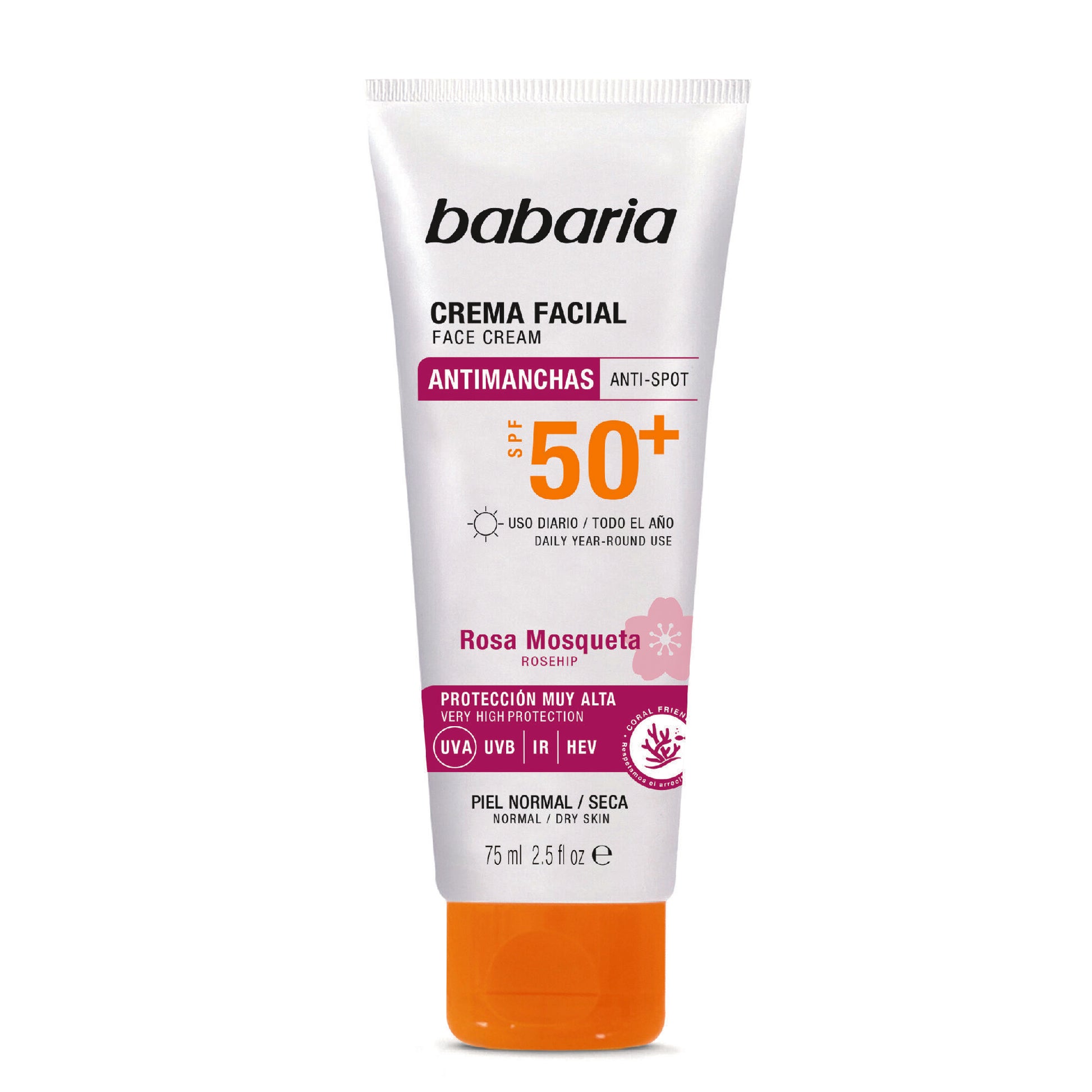 Crema facial antimanchas rosa fs50 Babaria 75ml