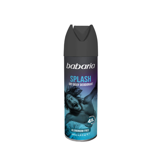 Desodorante spray hombre splash sin aluminio Babaria 150ml La Despensa