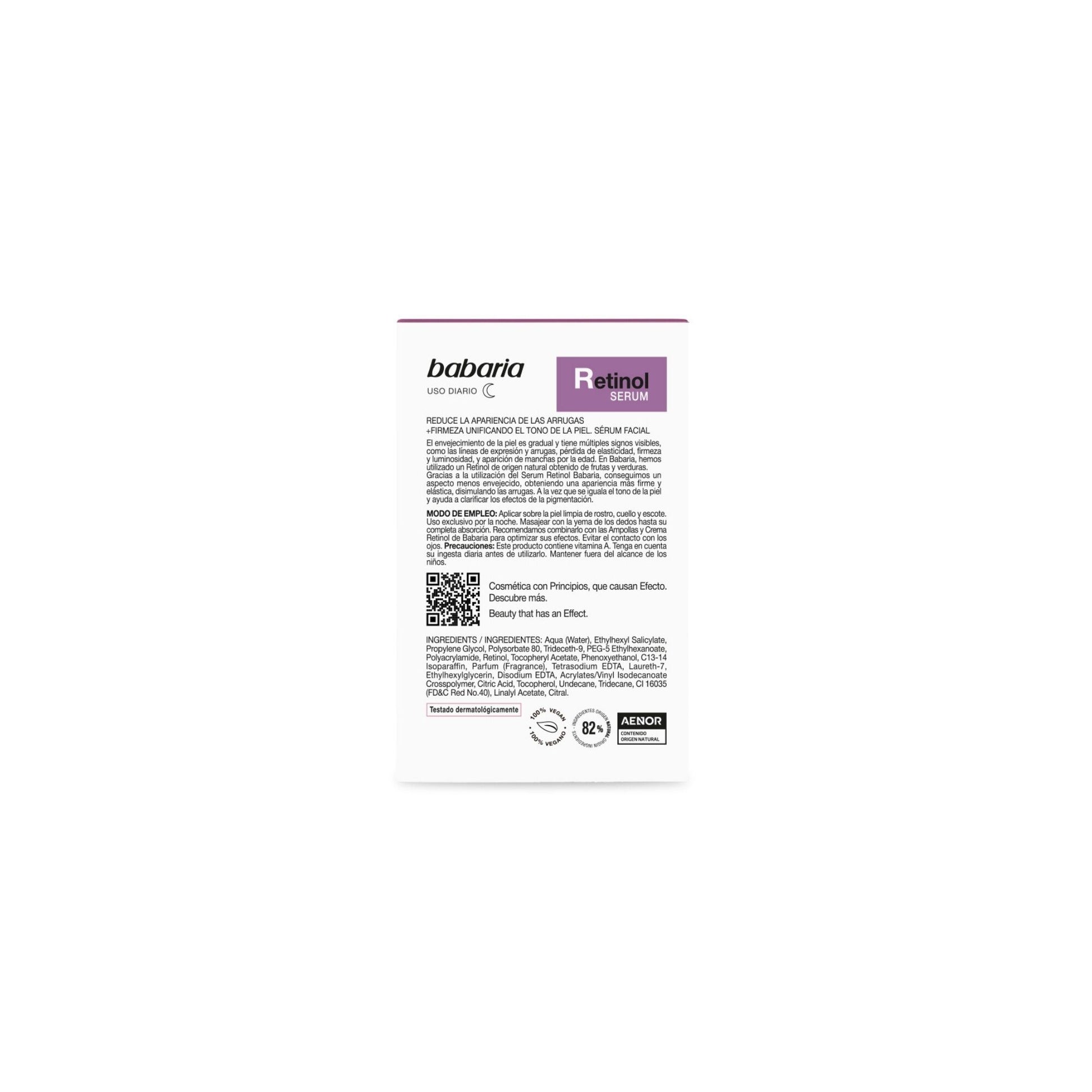 Serúm retinol Babaria 30ml