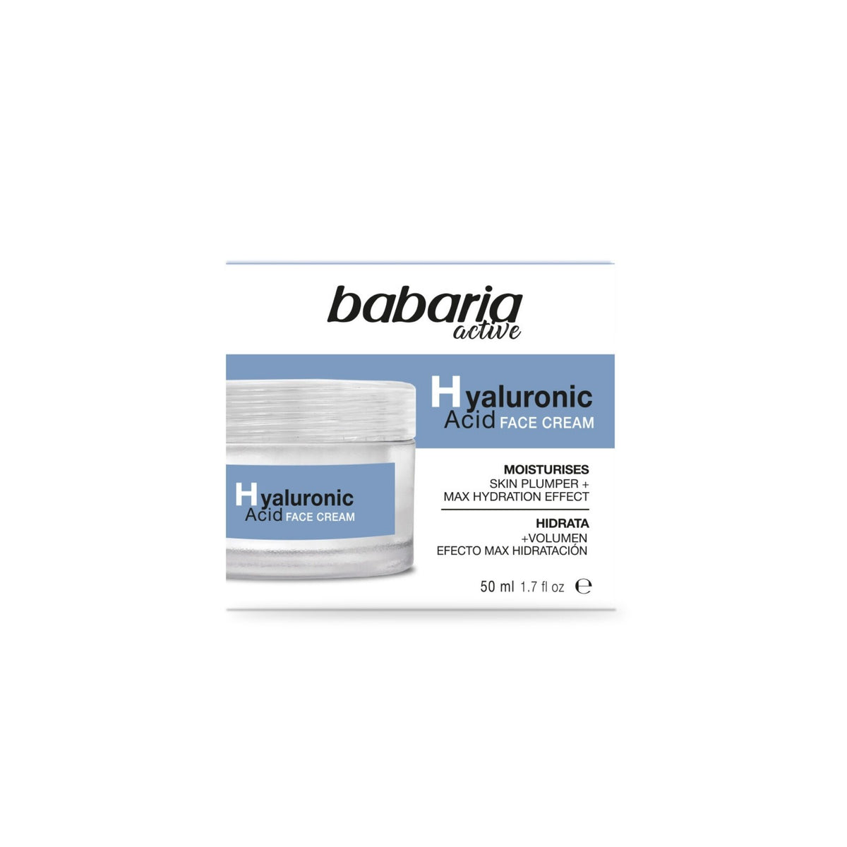 Crema facial acido hialuronico Babaria 50ml
