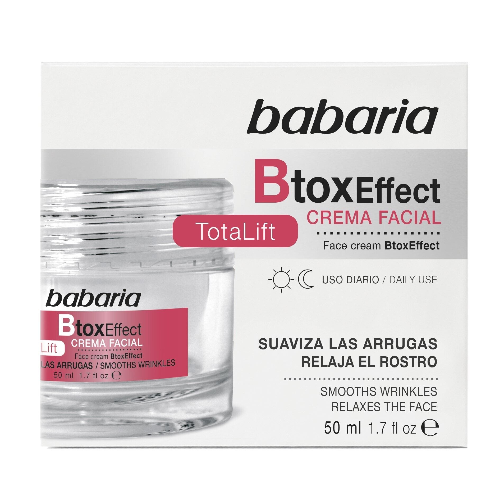 Crema facial botox Babaria 50ml