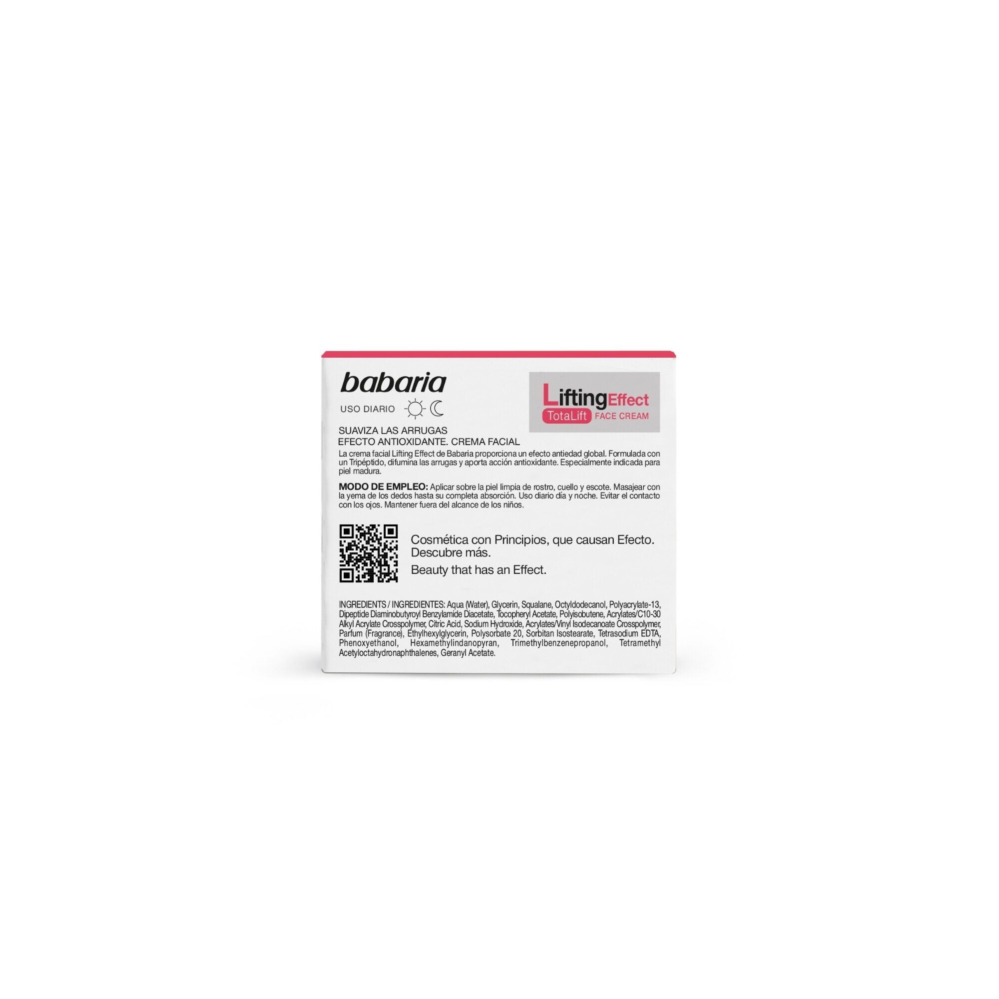 Crema facial botox Babaria 50ml