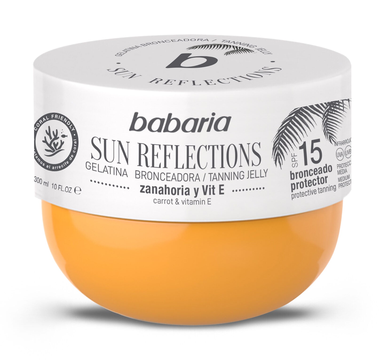 Gelatina bronceadora zanahoria spf15 Babaria 300ml