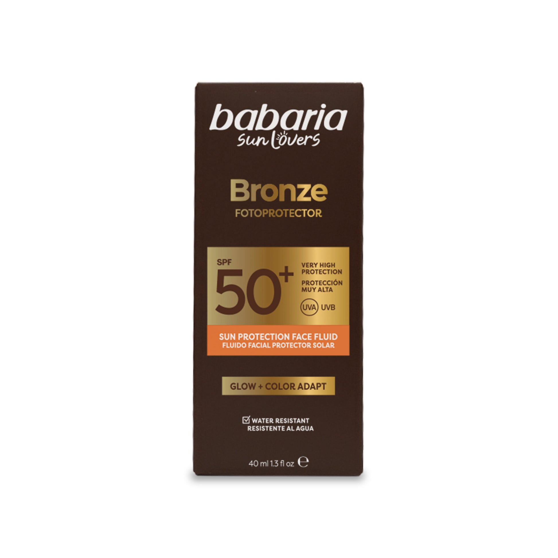 Protector solar facial bronze spf 50 Babaria 40ml