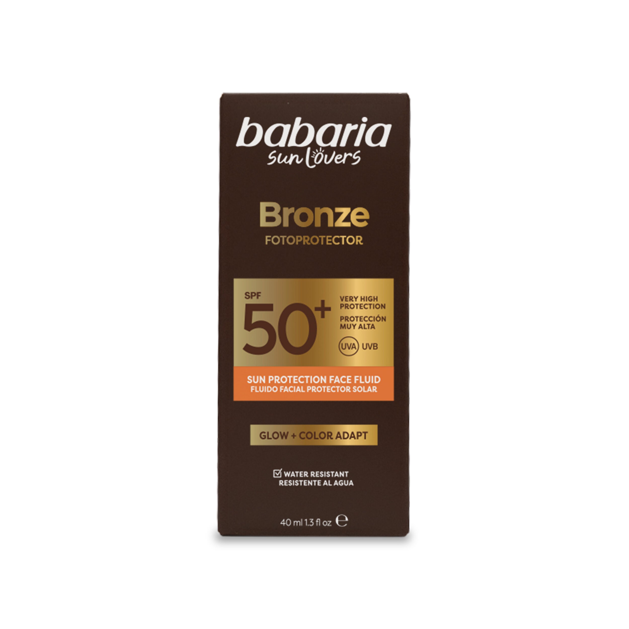 Protector solar facial bronze spf 50 Babaria 40ml