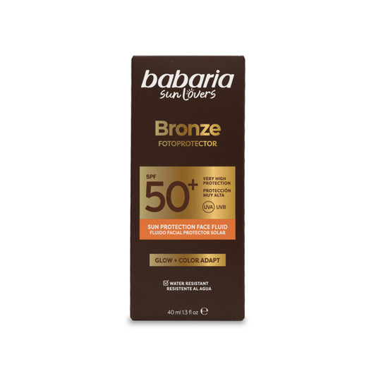Protector solar facial bronze spf 50 Babaria 40ml La Despensa
