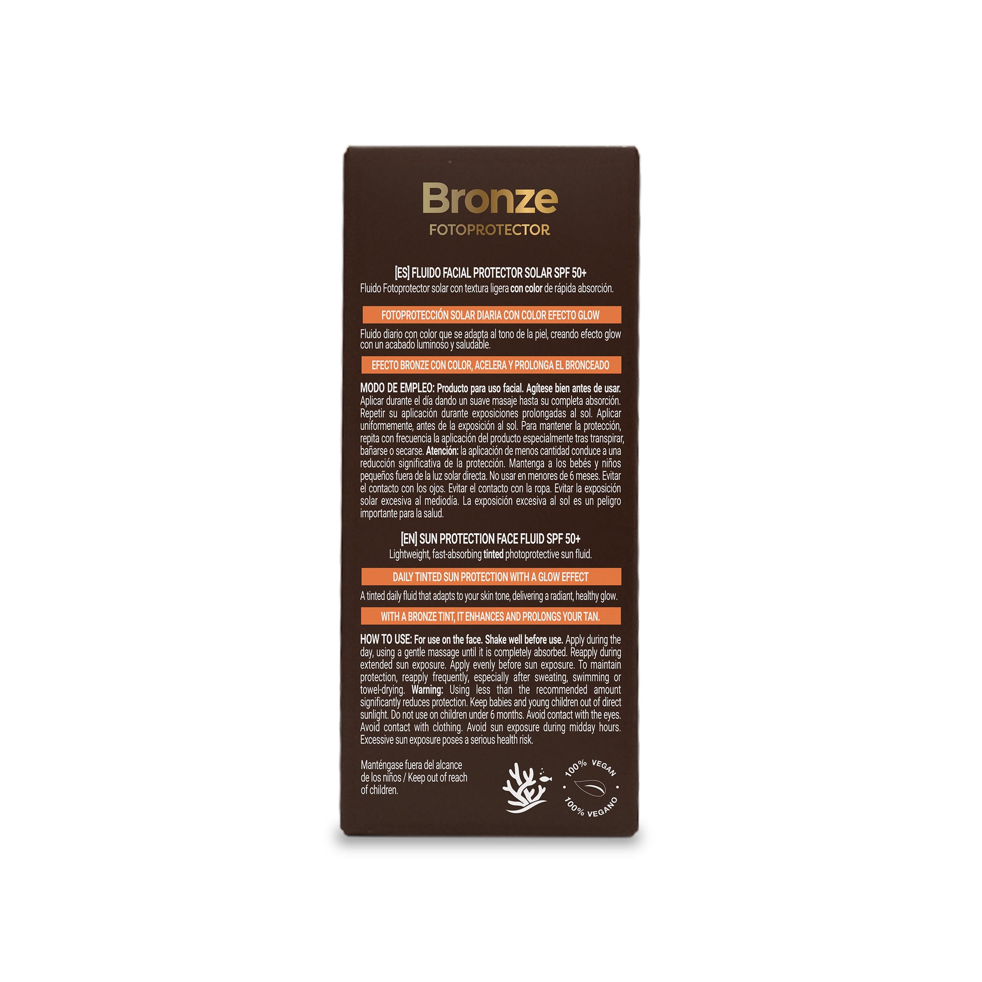 Protector solar facial bronze spf 50 Babaria 40ml