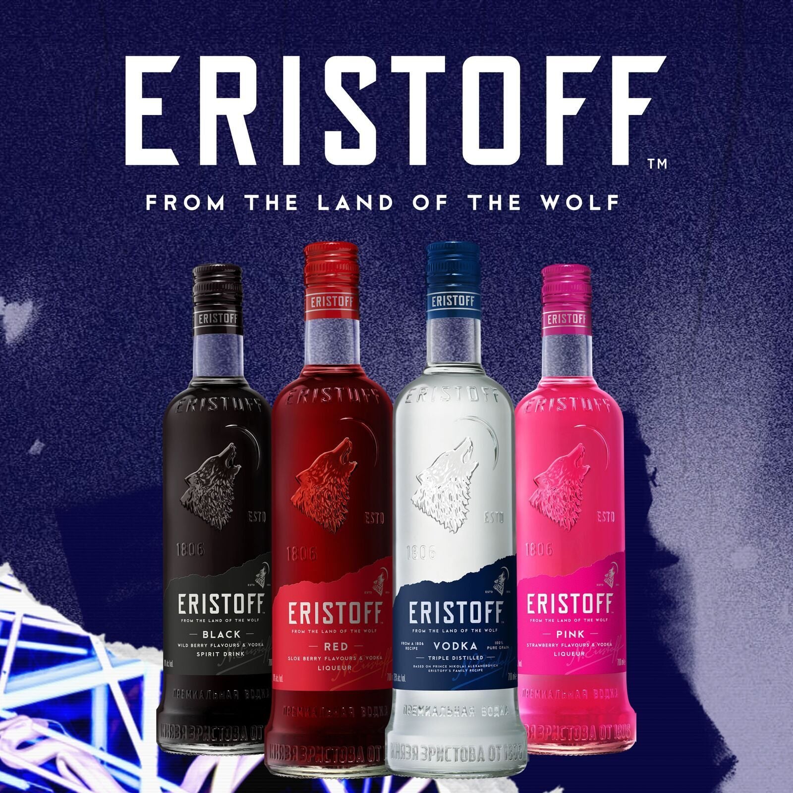 Vodka  Eristoff 700ml