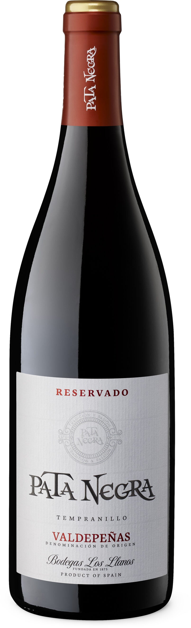 VINO TINTO RESERVADO VALDEPEÑAS PATA NEGRA 750ML