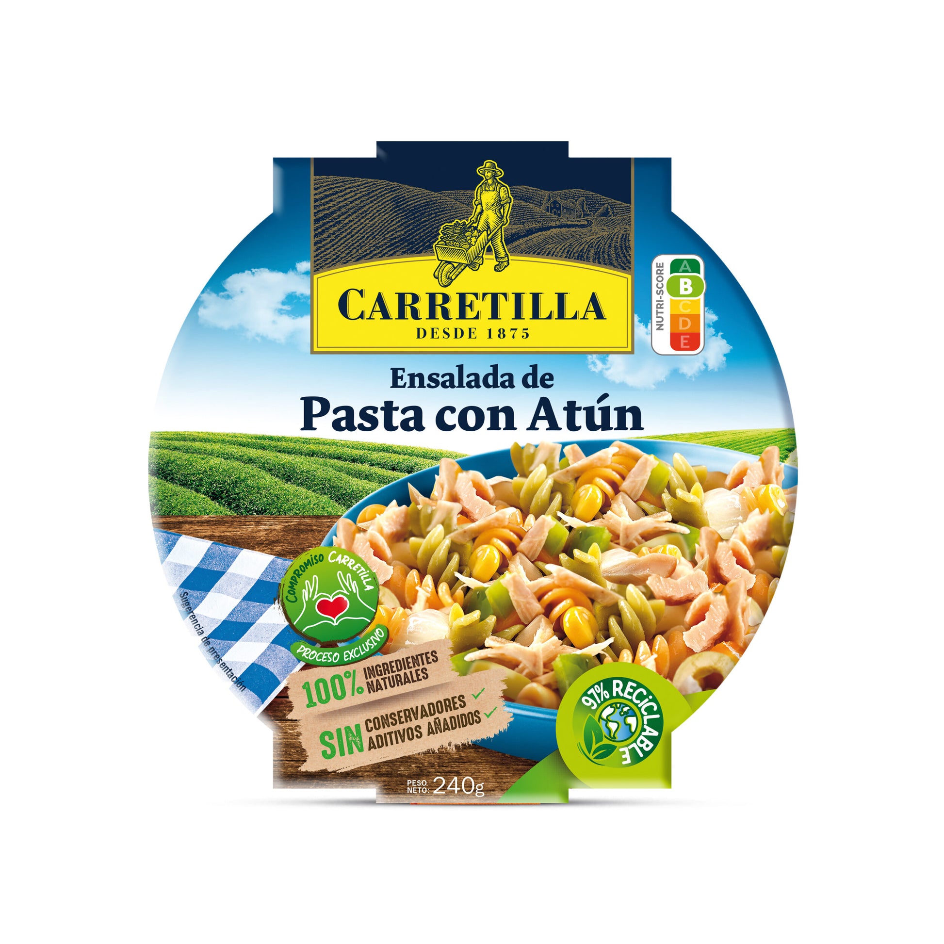 Ensalada de pasta c/atún Carretilla 240g
