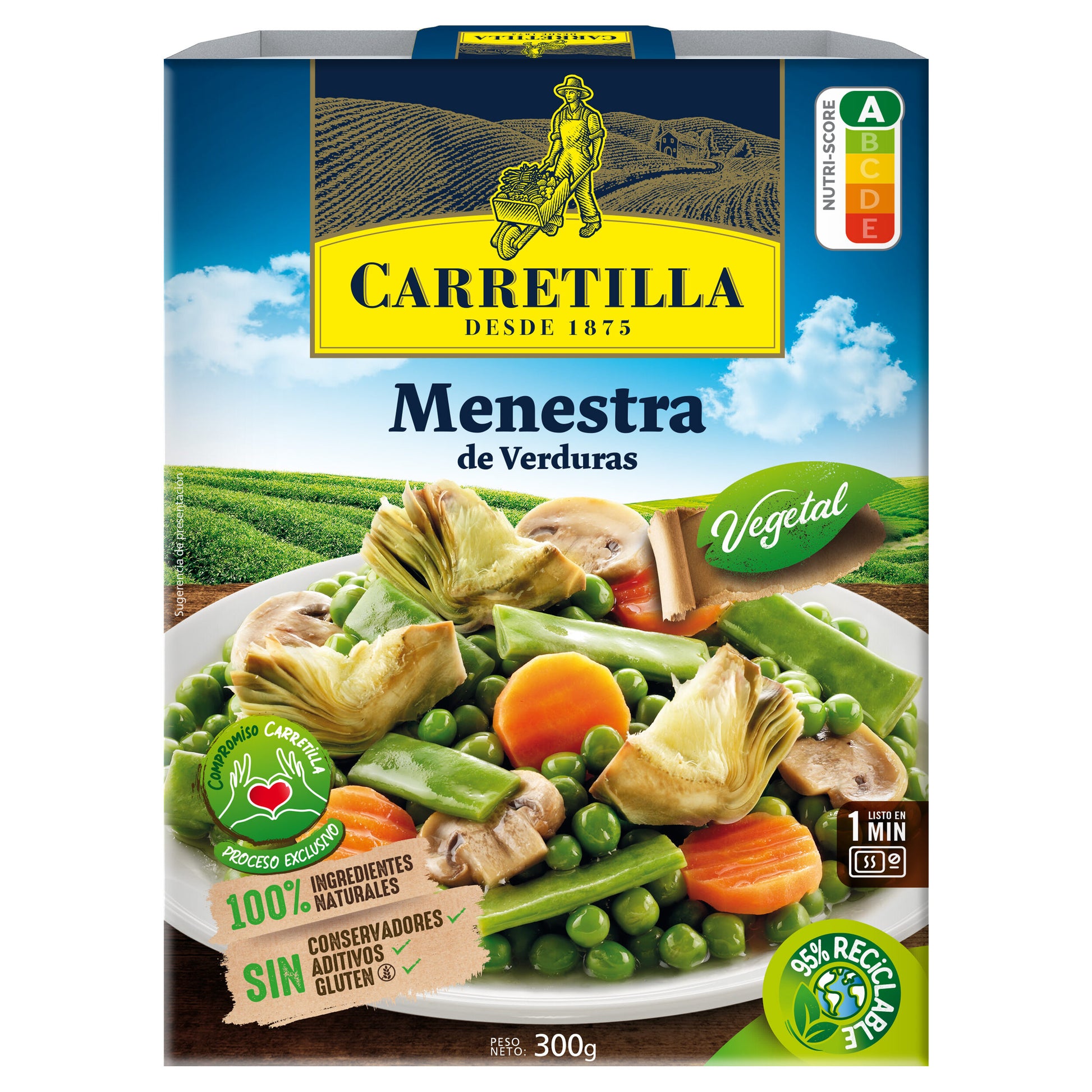 Menestra de verduras  Carretilla 300g