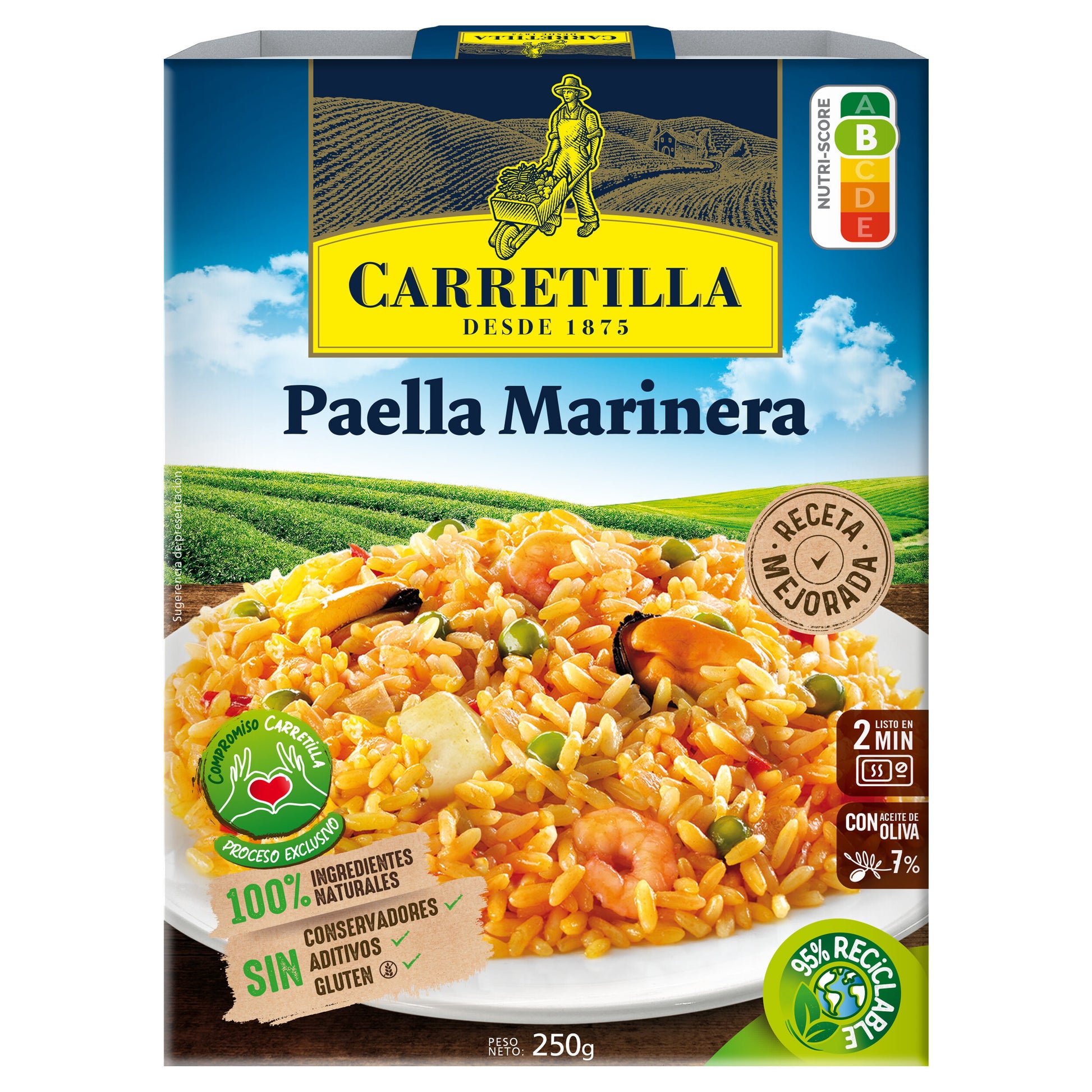 Paella marinera Carretilla 250g