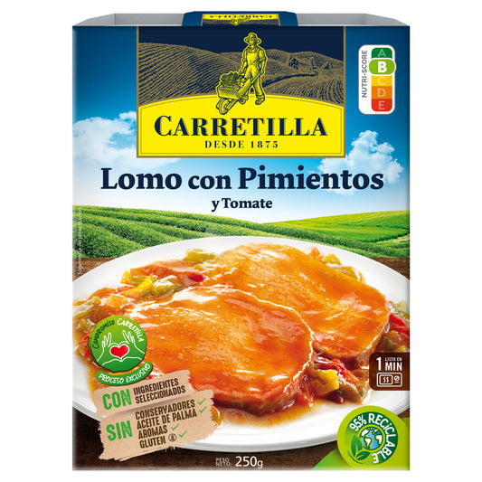 Lomo c/ pimientos y tomate Carretilla 250g La Despensa