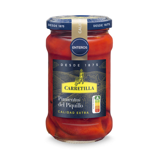 Pimiento piquillo entero cristal Carretilla 225g escurr La Despensa