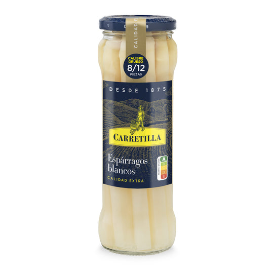 Espárrago blanco cristal 8/12 Carretilla 205g escur La Despensa