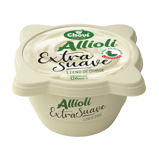 Salsa allioli extra suave Mortero Chovi 120ml La Despensa