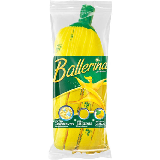 Fregona amarilla Ballerina 1u La Despensa