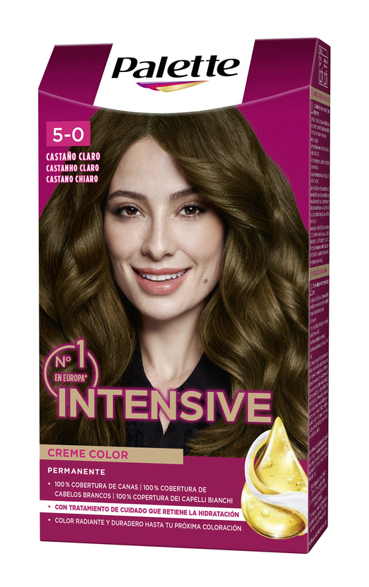 Tinte castaño claro 5 intensive Palette 115ml La Despensa