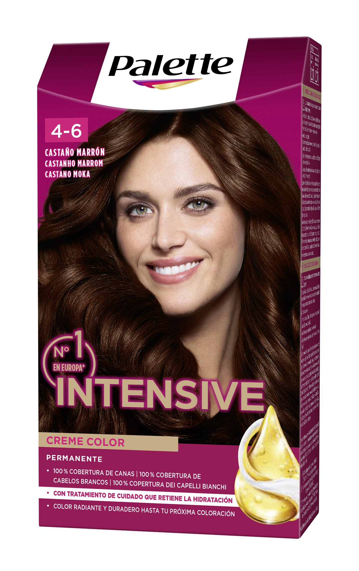 Tinte 4.6 castaño/marrón intensive Palette 1u