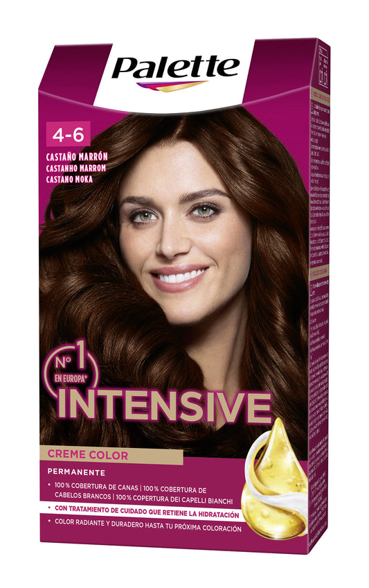 Tinte 4.6 castaño/marrón intensive Palette 1u La Despensa