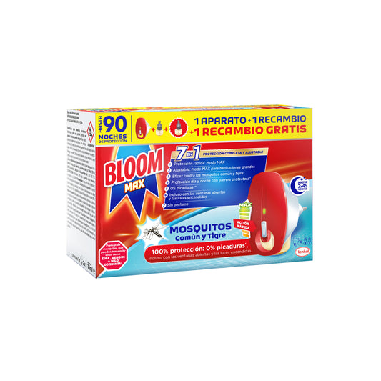 Insecticida apar+ 2 recam eléctrico max Bloom 1u La Despensa