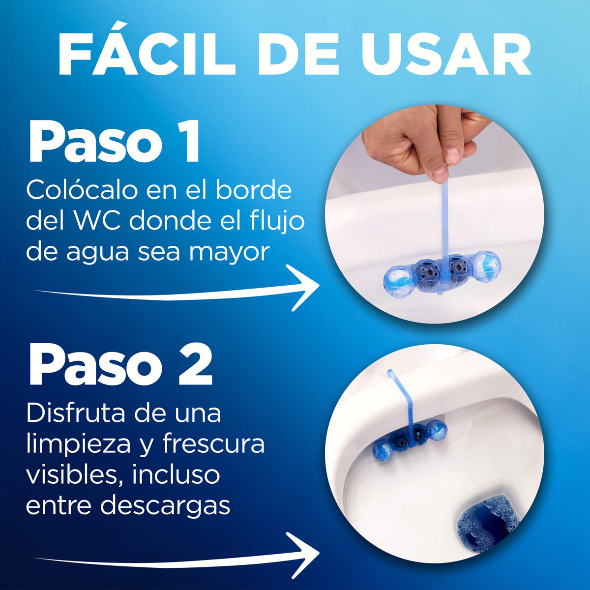 Limpiador wc blue Bref wc acti p2 50g