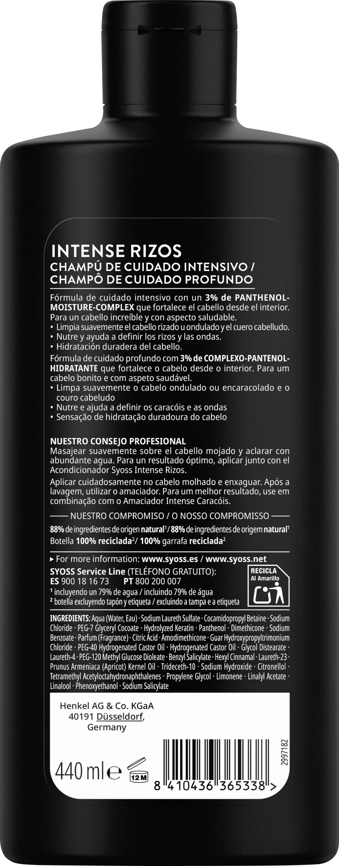 Champú rizos pro Syoss 440ml
