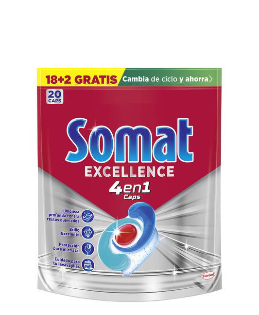 Lavavajillas maquina excellence 4en1 Somat 18+2d La Despensa