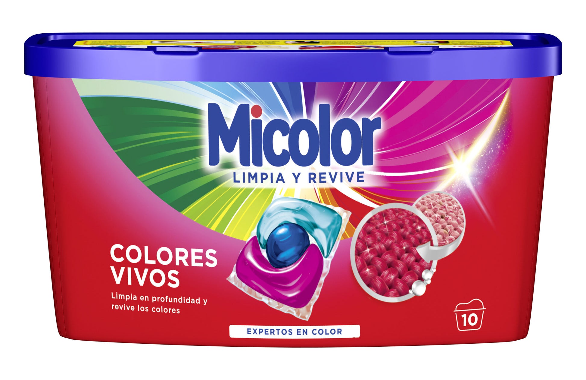 Detergente capsulas triocaps Micolor 10d