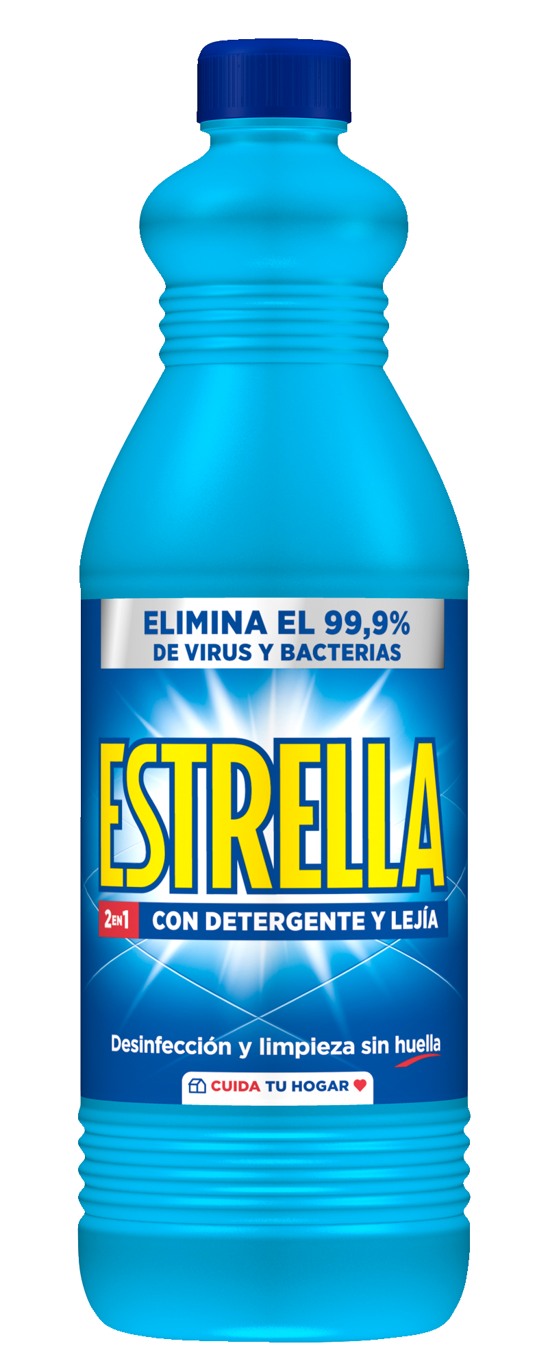 Lejía con detergente azul Estrella 1.43l