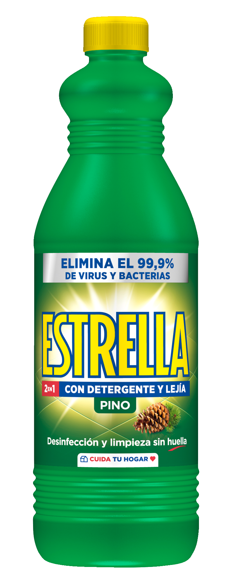 Lejía con detergente pino Estrella 1.43l
