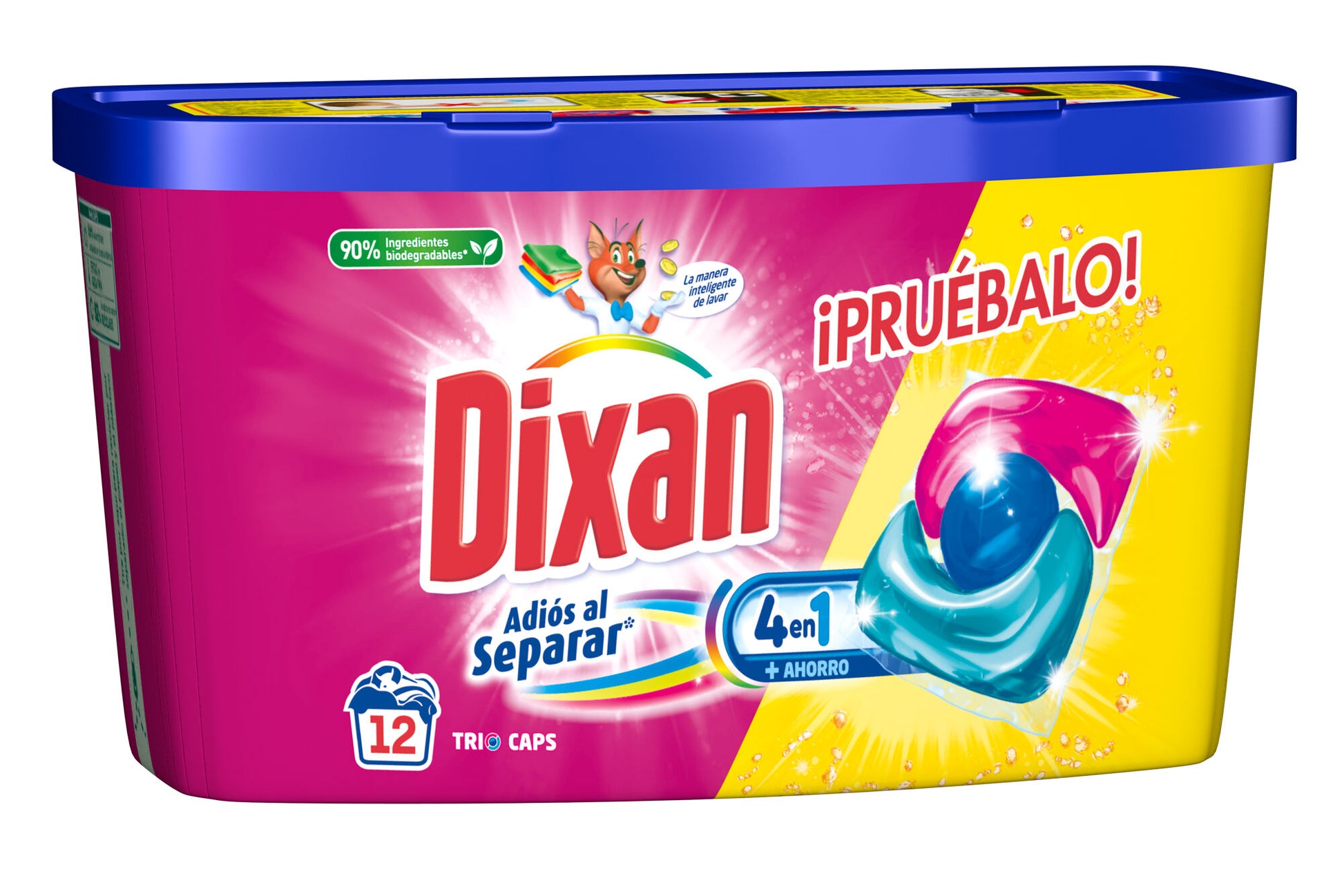 Detergente cápsulas triocaps aas Dixan 12d