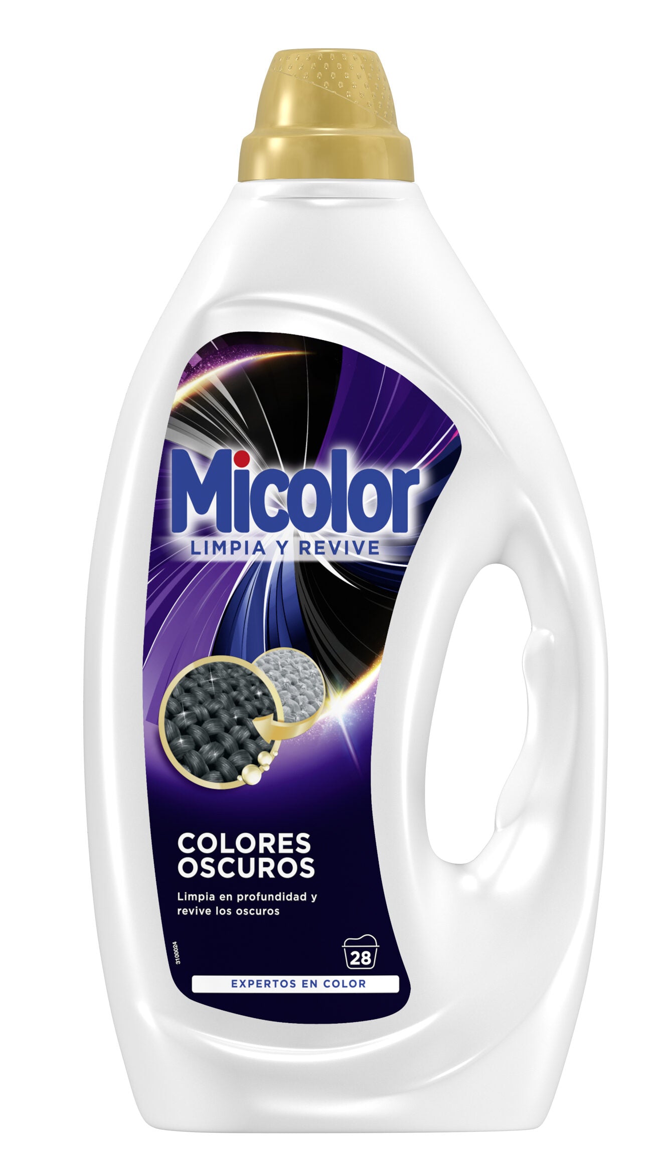 Detergente líquido oscuros intensos Micolor 28u