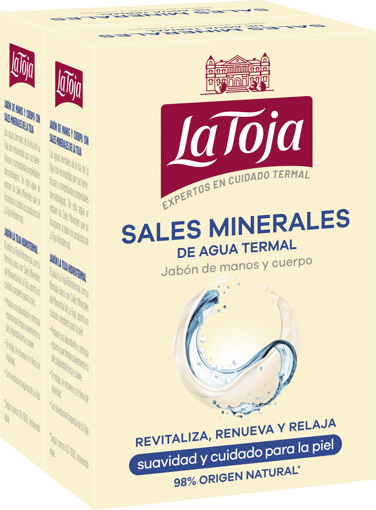 Pastilla jabón tocador hidrotermal La toja p2 100g/u