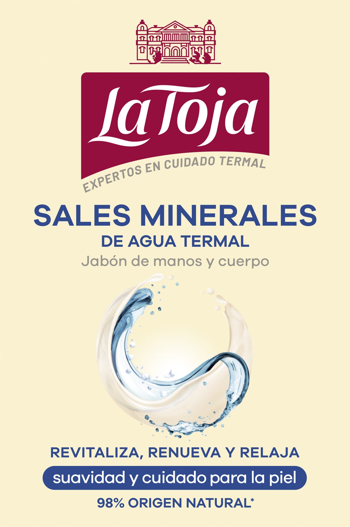 Pastilla jabón tocador hidrotermal La toja p2 100g/u