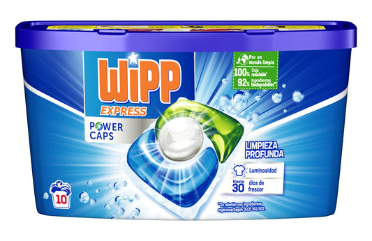 Detergente power caps Wipp express 10d La Despensa