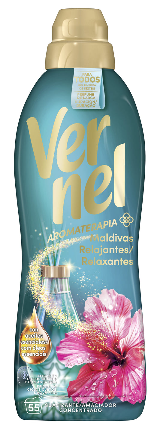 Suavizante concentrado maldivas Vernel 55d La Despensa