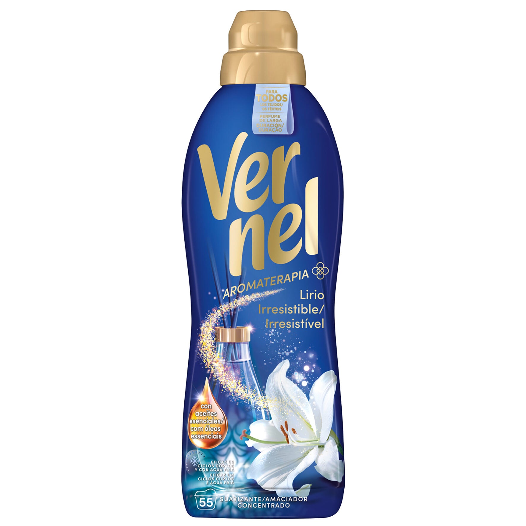 Suavizante concentrado blue Vernel 55d
