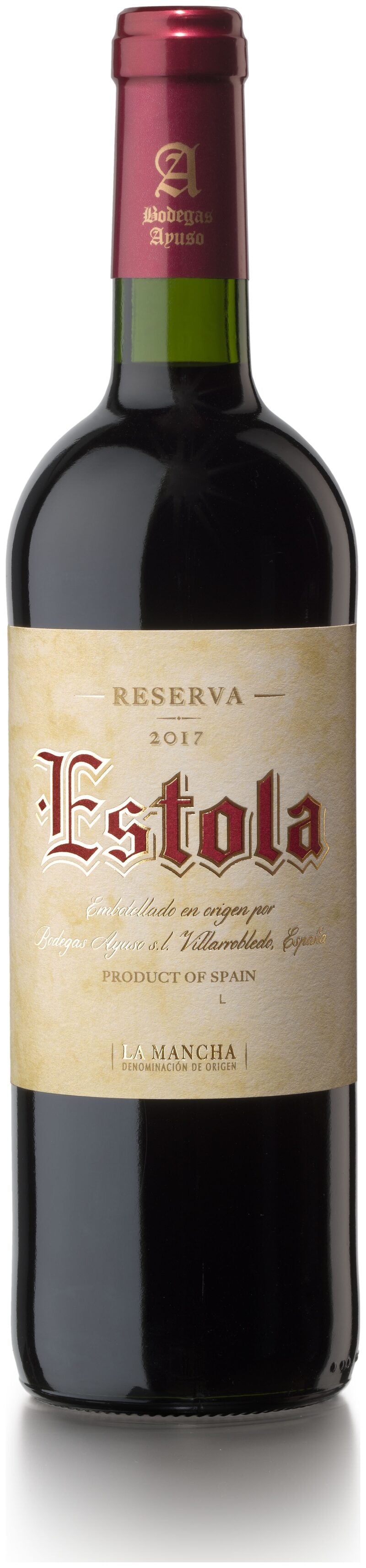 Vino tinto reserva Estola mancha 750ml